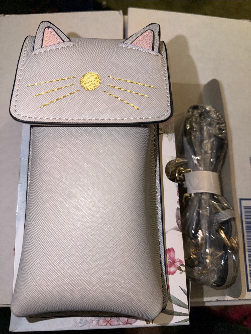 Brentano Cat Face Crossbody Phone Bag